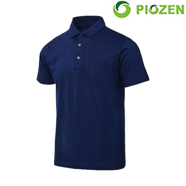 피오젠 면 혼방 반팔 카라티셔츠 PT-91S