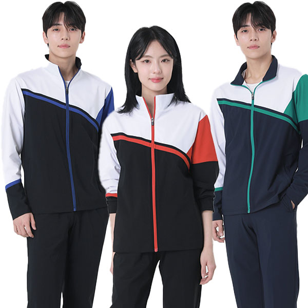 기능성(냉감) 경량 스판 트레이닝복 세트 STAKIA-3302 (중 고등학교 체육복 단체츄리닝 제작)