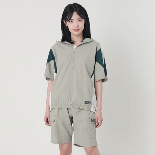 여름용 아노락 반팔 트레이닝복 세트 TAKIA 3502 (중 고등학교 체육복 단체츄리닝 제작)