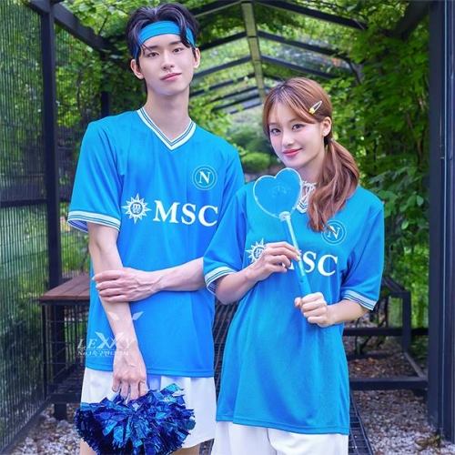 나폴리반티 홈 축구복 유니폼 반티 750A[4XL 빅사이즈 가능]