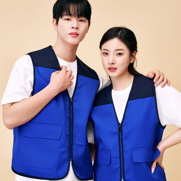 스포비스(SPOVIS) 단체조끼 TC 브이넥 마트조끼 CSR-901 - 918