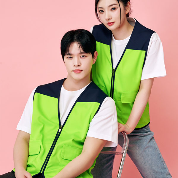 스포비스(SPOVIS) 단체조끼 TC 브이넥 마트조끼 CSR-901 - 918