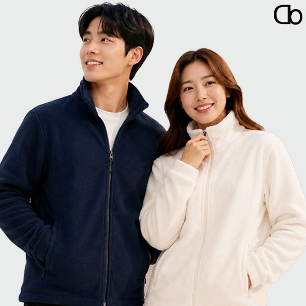 디오베이(DIOBAY) 폴라폴리스 후리스 집업 회사 겨울 단체복 점퍼 DB-H03