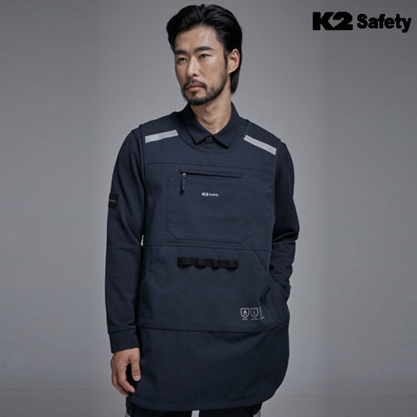 K2 세이프티 근무복 작업복 사계절 난연 조끼 VE-A5603