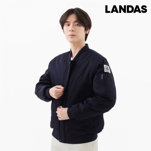 랜더스(LANDAS) 겨울 작업복 자켓 항공자켓 블루종 (남녀공용) JK-745W