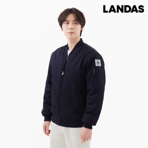 랜더스 블루종 항공자켓 겨울 작업복 단체복 주문제작 JK-740W