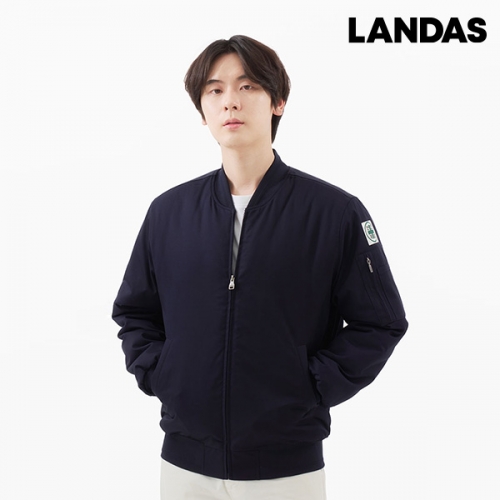 랜더스 블루종 항공자켓 겨울 작업복 단체복 주문제작 JK-740W