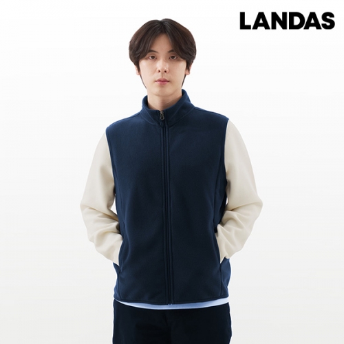 랜더스(LANDAS) 베이직 플리스 베스트 후리스 조끼 (남녀공용) LD-41W