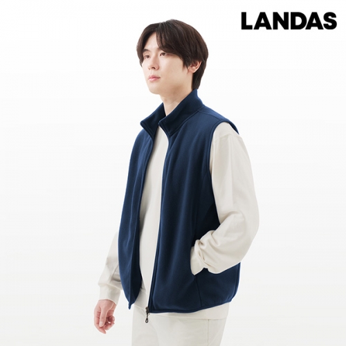 랜더스(LANDAS) 베이직 플리스 베스트 후리스 조끼 (남녀공용) LD-41W