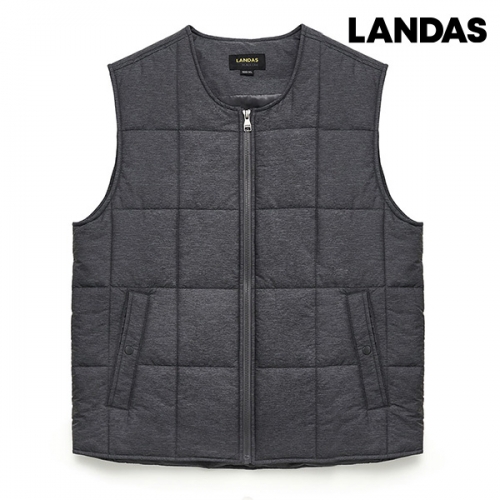 랜더스(LANDAS) 라운드넥 퀄팅 베스트 패딩 조끼 (남녀공용) LD-91W
