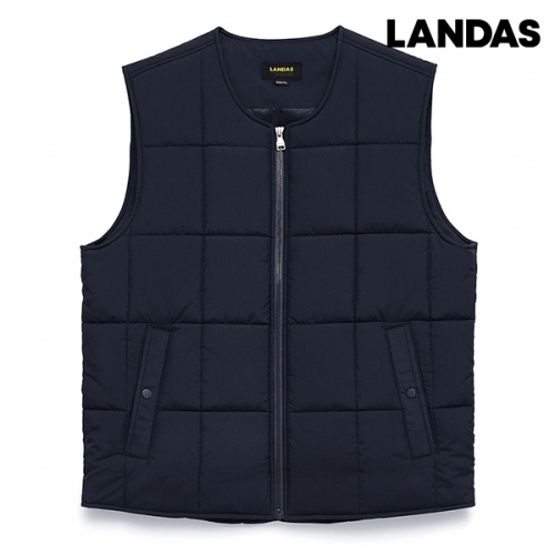 랜더스(LANDAS) 라운드넥 퀄팅 베스트 패딩 조끼 (남녀공용) LD-91W