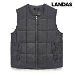 랜더스(LANDAS) 라운드넥 퀄팅 베스트 패딩 조끼 (남녀공용) LD-91W