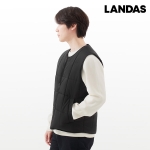 랜더스(LANDAS) 라운드넥 퀄팅 베스트 패딩 조끼 (남녀공용) LD-91W