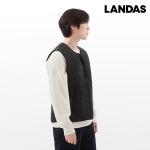 랜더스(LANDAS) 라운드넥 퀄팅 베스트 패딩 조끼 (남녀공용) LD-91W