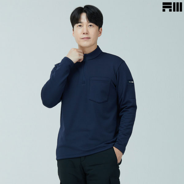 아트윈(ARTWIN) 사각 기모 티셔츠 WT-3 반집업 단체복 단체티 회사 유니폼