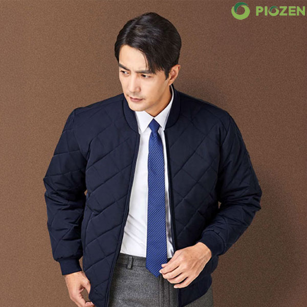 피오젠(PIOZNE) 다이아몬드 퀼팅 오피스 점퍼 PW-J2511