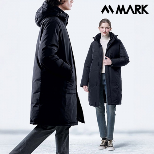 마커(MARK) 베이직 롱 파카 MK-4311 롱패딩 겨울단체복 회사유니폼