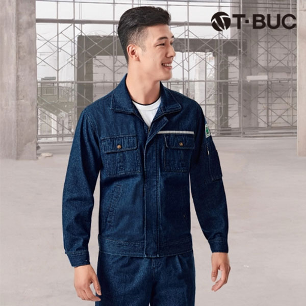 티뷰크 블루진 춘하 작업복 세트 TB-66JP