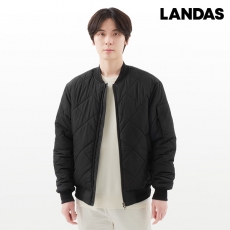 랜더스(LANDAS) 퀼팅 블루종 자켓 겨울 항공점퍼 (남녀공용) JK-720W