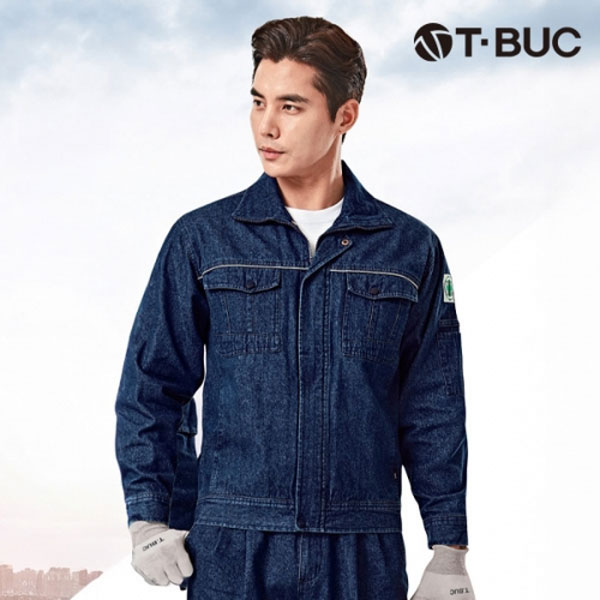티뷰크 블루진 춘하 작업복 세트 TB-1002JP