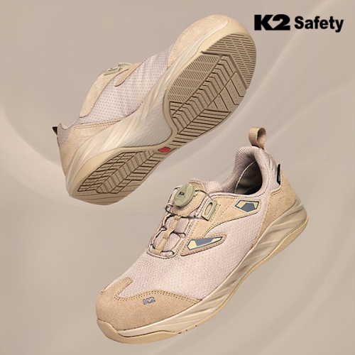 K2 세이프티 4인치 스틸 토캡 안전화 K2-106BE, K2-106BK