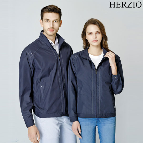 헤르지오 스티치 네이비 작업복 근무복 점퍼 HZ-J06