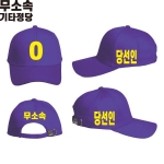 2026 지방선거 무소속 선거 모자 보라1