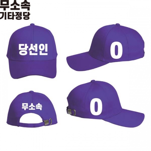 2026 지방선거 무소속 선거 모자 보라4