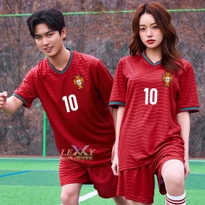 포르투갈 홈 국가대표 유니폼 축구복 반티 560A[4XL 빅사이즈 가능]
