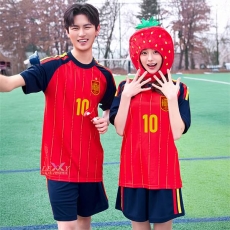 스페인 홈 국가대표 유니폼 축구복 반티 565A[4XL 빅사이즈 가능]