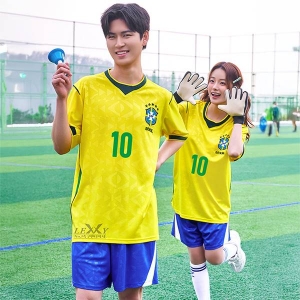 브라질 홈 국가대표 유니폼 축구복 반티 567A[4XL 빅사이즈 가능]