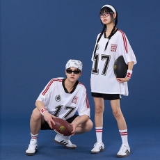 샤이닝 V넥 럭비져지 화이트 (상의기준)