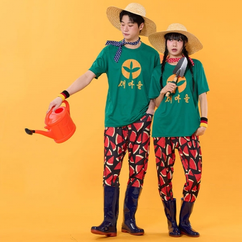 새마을 농촌 수박 몸빼 반티(상의기준)