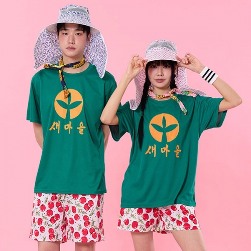 새마을 농촌 화이트 체리 반바지 반티(상의기준)