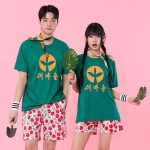 새마을 농촌 화이트 체리 반바지 반티(상의기준)