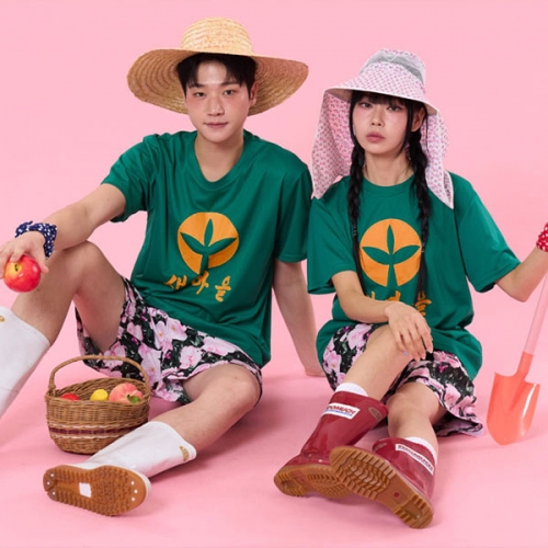 새마을 농촌 로즈 반바지 반티(상의기준)