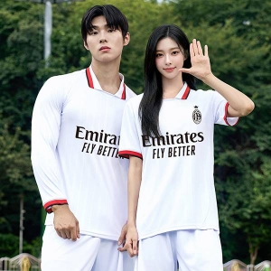 AC밀란반티 어웨이 축구복 유니폼 반티 F4272[4XL 빅사이즈 가능]