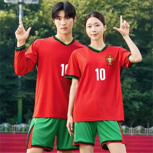 포르투갈 홈 국가대표 유니폼 축구복 반티 F4315[4XL 빅사이즈 가능]