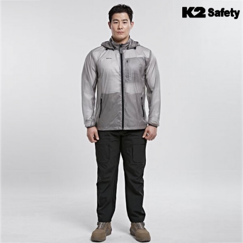 K2 세이프티 근무복 작업복 초경량 패커블 윈드 자켓 JK-6101