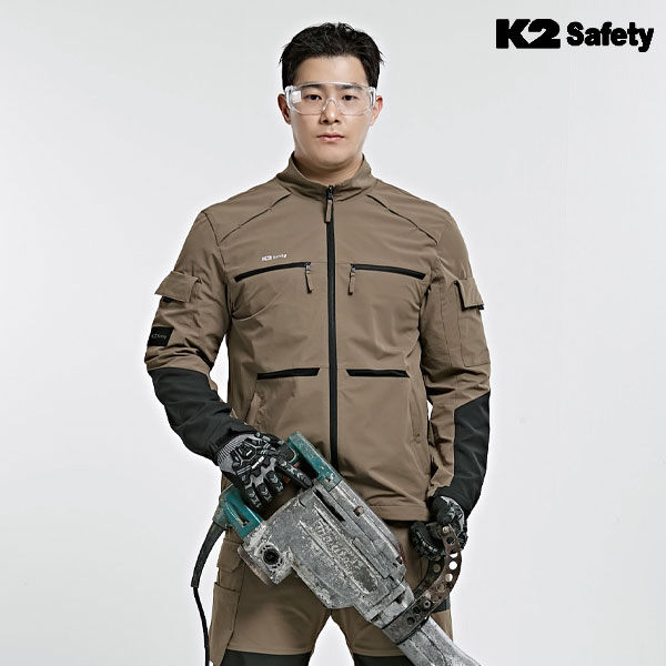 K2 세이프티 근무복 작업복 메쉬 통기 멀티포켓 자켓 JK-A6102