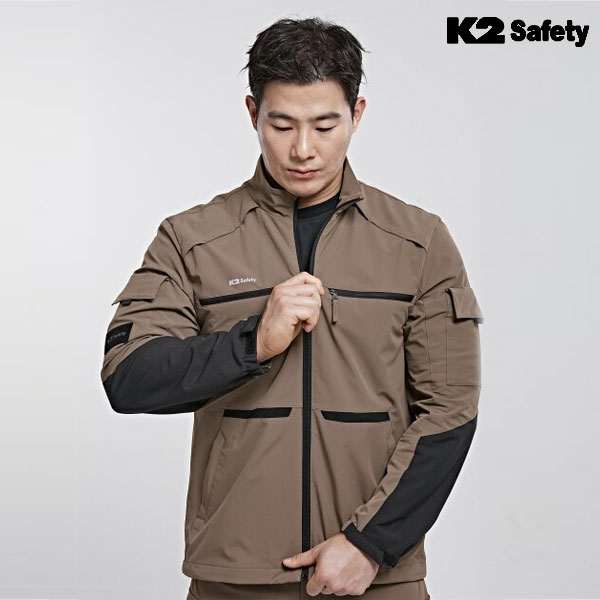 K2 세이프티 근무복 작업복 메쉬 통기 멀티포켓 자켓 JK-A6102
