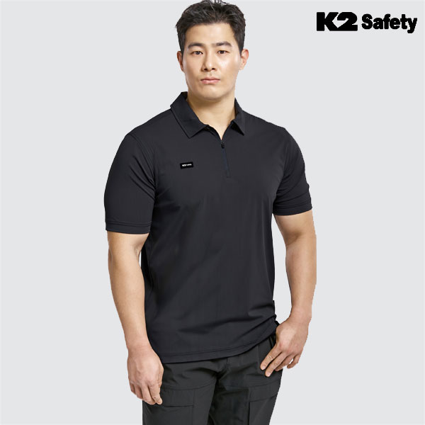 K2 세이프티 근무복/작업복 사방스판 냉감 반팔 카라티셔츠 TS-6201~6202