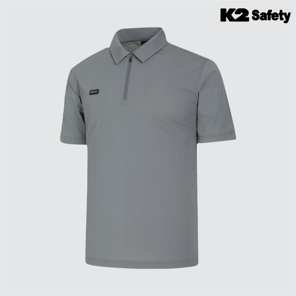 K2 세이프티 근무복 작업복 사방스판 냉감 반팔 카라티셔츠 TS-6203