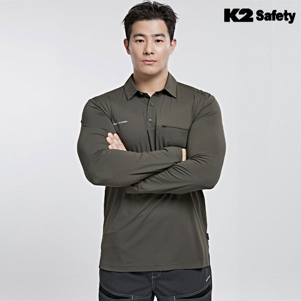 K2 세이프티 근무복 작업복 아쿠아엑스 냉감 티셔츠 TS-6204