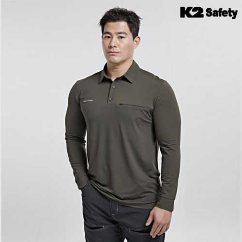 K2 세이프티 근무복 작업복 아쿠아엑스 냉감 티셔츠 TS-6204