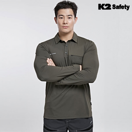 K2 세이프티 근무복 작업복 아쿠아엑스 냉감 티셔츠 TS-6204
