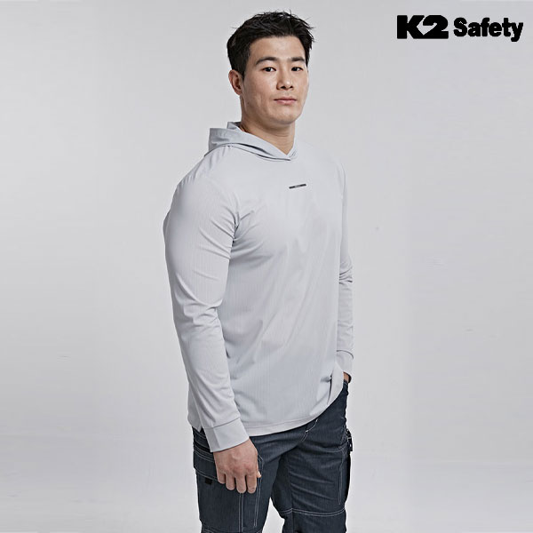 K2 세이프티 근무복 작업복 냉감 후드티셔츠 TS-6205
