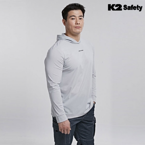K2 세이프티 근무복 작업복 냉감 후드티셔츠 TS-6205
