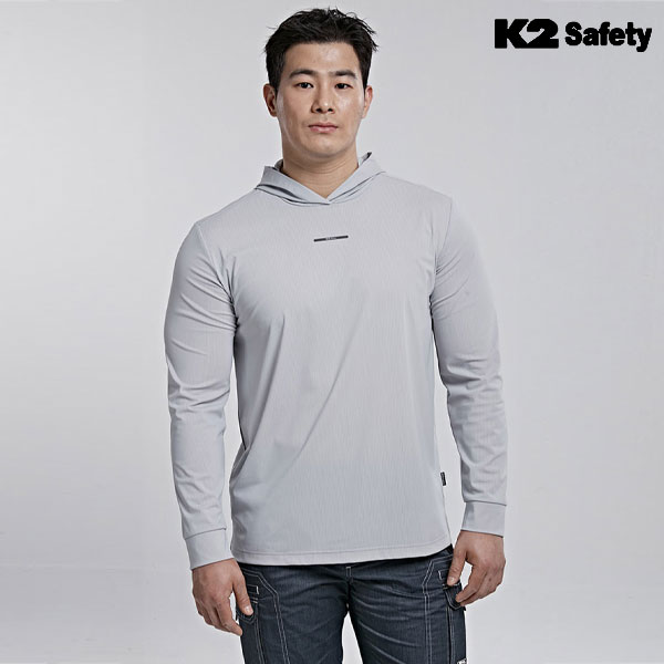 K2 세이프티 근무복/작업복 냉감 후드티셔츠 TS-6205