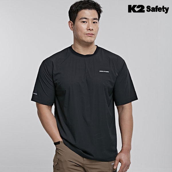 K2 세이프티 근무복 작업복 경량 메쉬 냉감 티셔츠 TS-6206